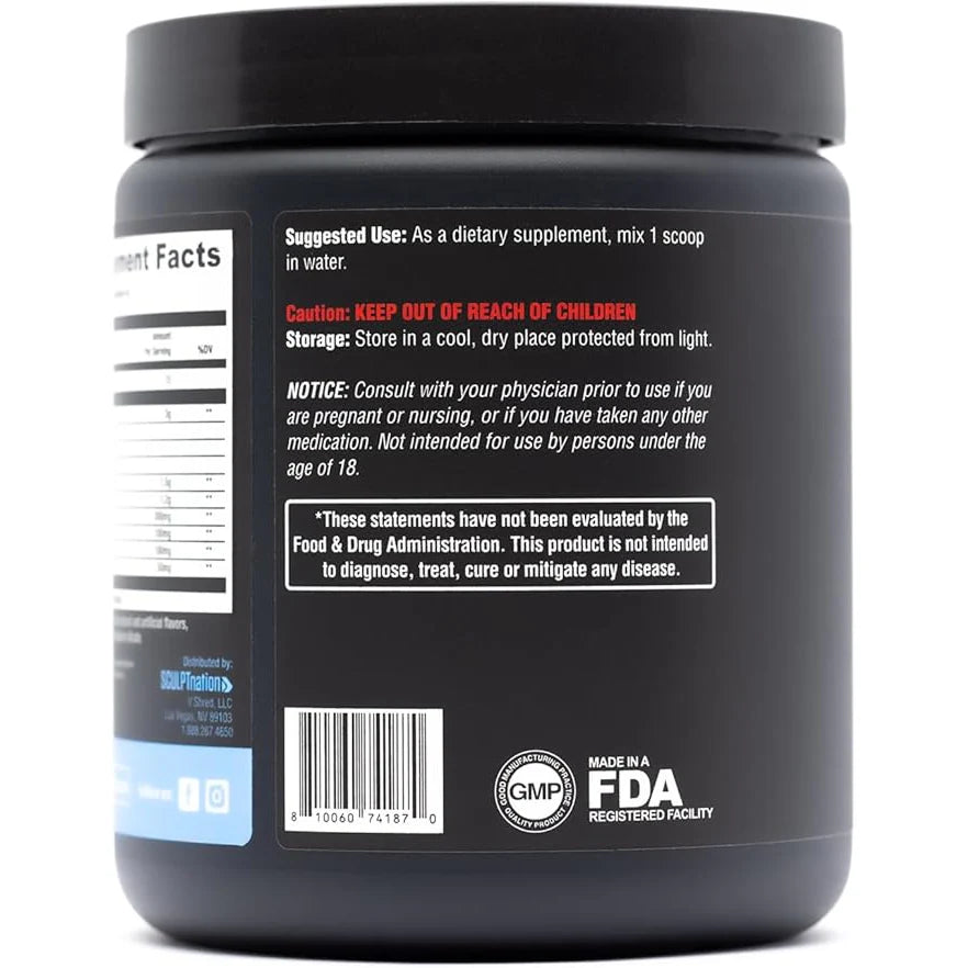Pre Workout Blue Raspberry - Advanced Energy & Performance Formula