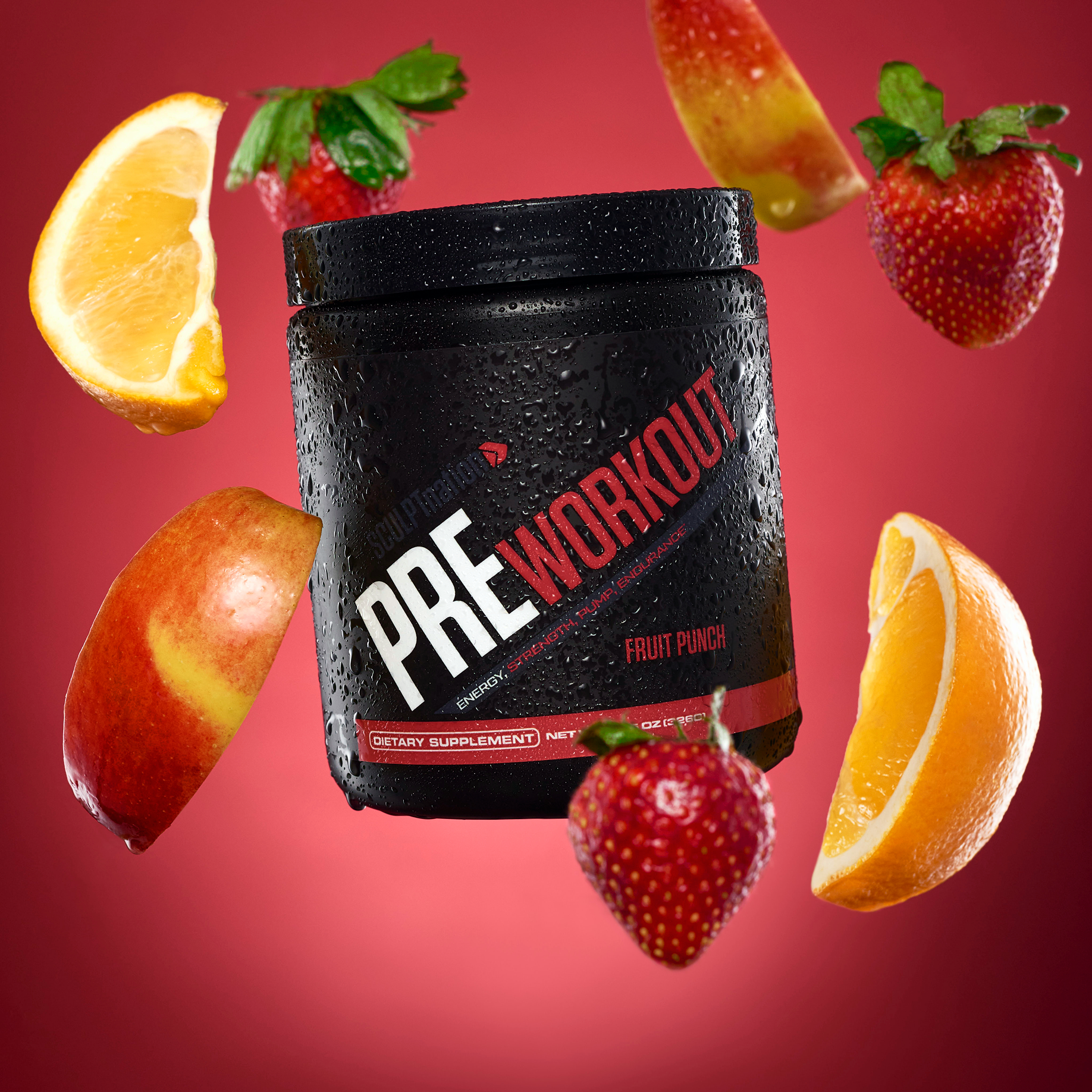Pre Workout Fruit Punch - Advanced Energy & Performance Formula image 2