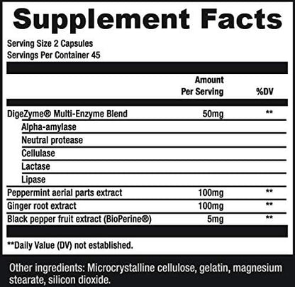 Enzymes -  Complete Digestive Support Formula Full