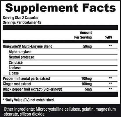 Enzymes -  Complete Digestive Support Formula