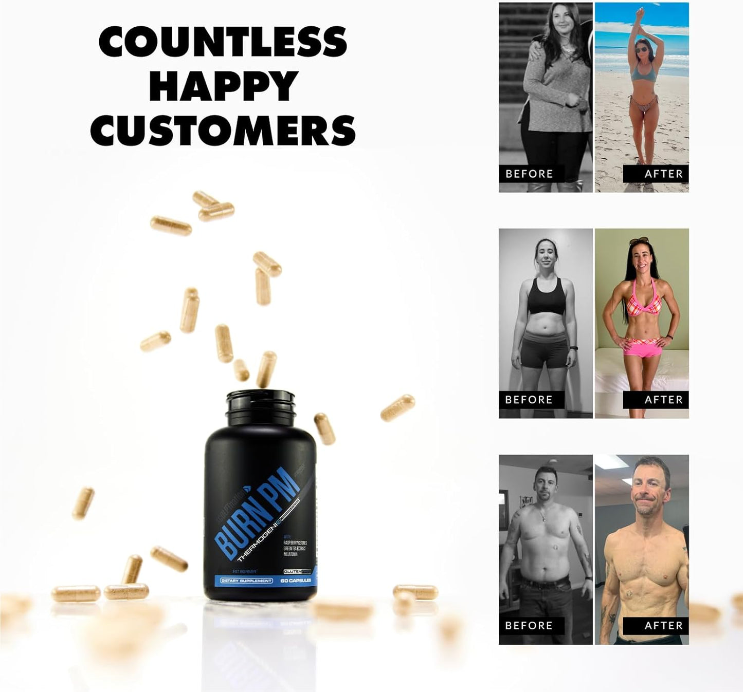 Burn PM - Nighttime Fat Burning & Sleep Support Formula Full