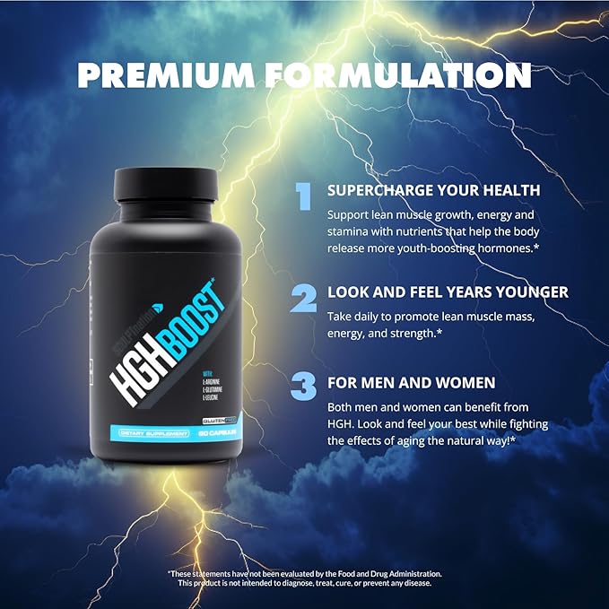 HGH Boost - Premium Growth Hormone Support Formula Full
