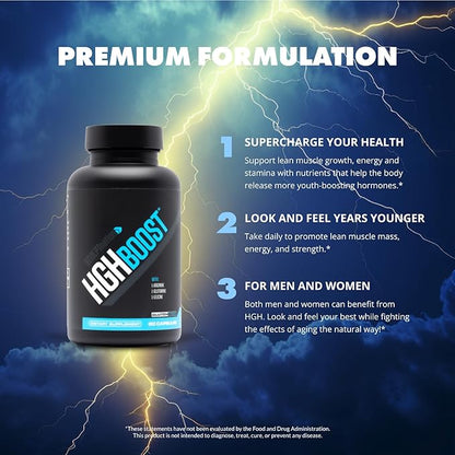 HGH Boost - Premium Growth Hormone Support Formula Full