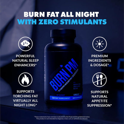 Burn PM - Nighttime Fat Burning & Sleep Support Formula Full