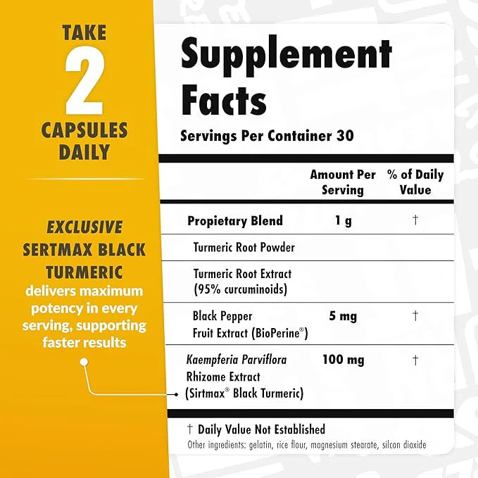 Turmeric Black - Premium Joint Support & Antioxidant Formula