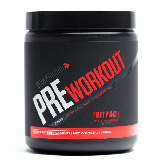 Pre Workout Fruit Punch - Advanced Energy & Performance Formula