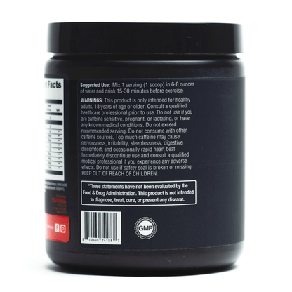 Pre Workout Fruit Punch - Advanced Energy & Performance Formula