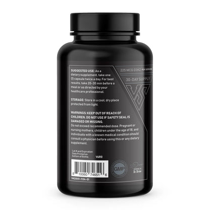 Vitamin K2 + D3 - Essential Bone & Heart Health Formula