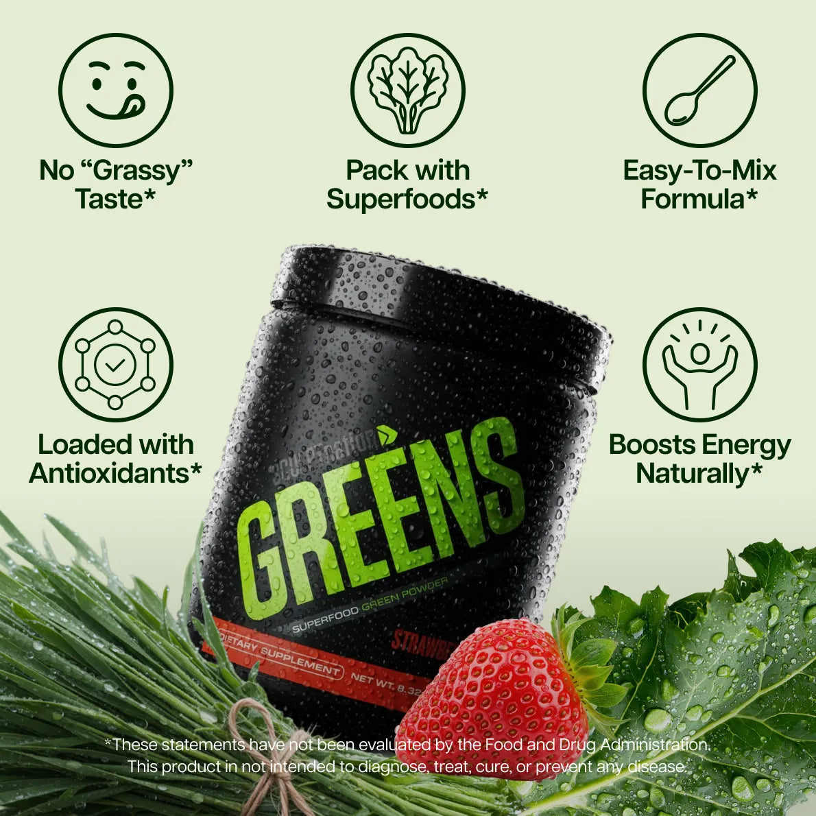 Greens Supplement - Complete Superfood & Antioxidant Formula
