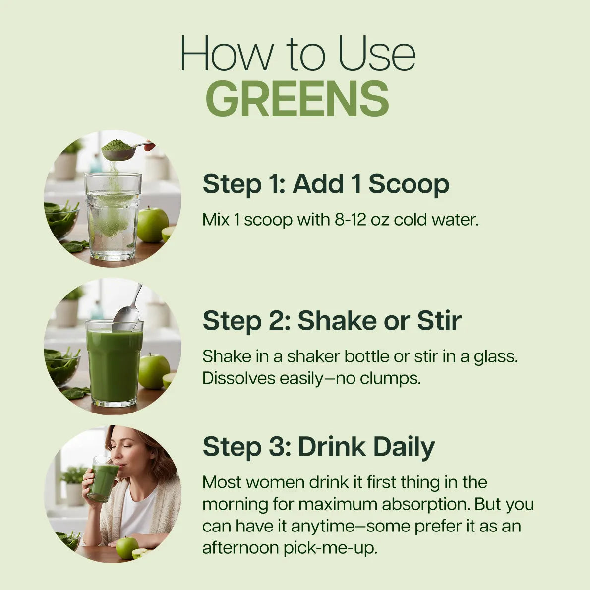 Greens Supplement - Complete Superfood & Antioxidant Formula