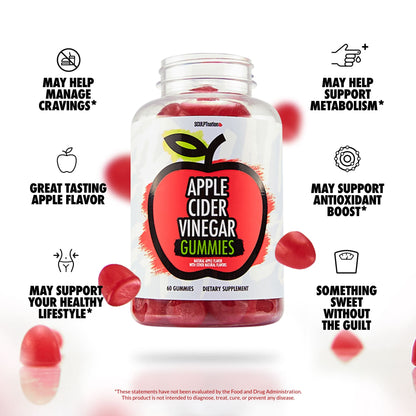 Apple Cider Vinegar Gummies - Great-Tasting Metabolism Support Full